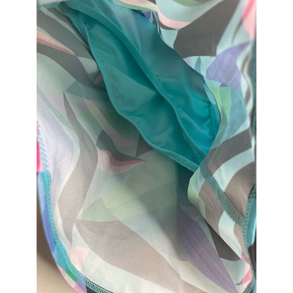 Lot of 3 All in Motion Girls Geometric Shorts & Pants Elastic Waist Size L NWT - Picture 3 of 5